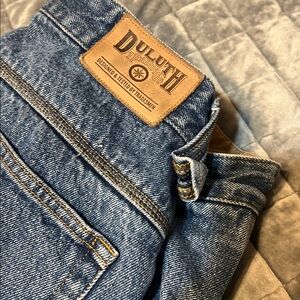 Duluth Trading Company Heavyweight Fleece Lined Men's Cargo Jeans 36X30